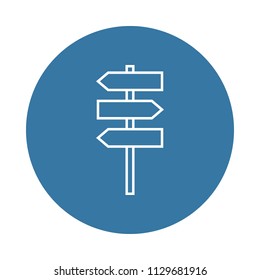 road traffic icon. Element of hotel icons for mobile concept and web apps. Badge style road traffic icon can be used for web and mobile apps on white background