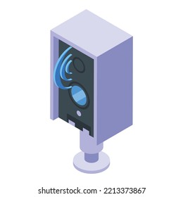 Road traffic sensor icon isometric vector. Car drive. Automatic control