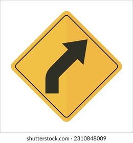 Road Traffic Sign Arrow Vectors Free Vector