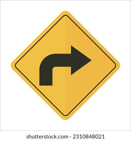 Road Traffic Sign Arrow Vectors Free Vector