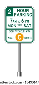 Road traffic sign. Blank board with place for text.Mockup. Isolated information sign. Direction. Vector illustration.White background.