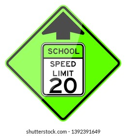 Road traffic sign. Blank board with place for text. Mockup. Isolated information sign. Direction. Vector illustration.White background.