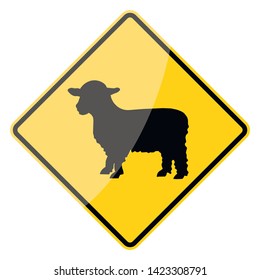 Road traffic sign. Blank board with place for text. Mockup. Isolated information sign. Direction. Vector illustration.White background.
