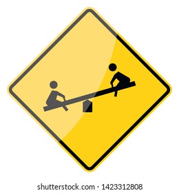 Road traffic sign. Blank board with place for text. Mockup. Isolated information sign. Direction. Vector illustration.White background.