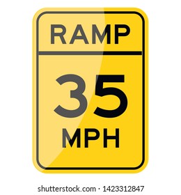 Road traffic sign. Blank board with place for text. Mockup. Isolated information sign. Direction. Vector illustration.White background.