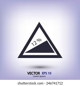 road traffic sign vector icon