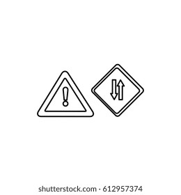 road traffic signals set