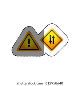 road traffic signals set
