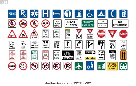 Road traffic Signs clipart vector of International Road Symbol badge printable board