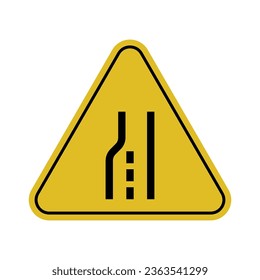 road traffic signs icon vector logo in flat and trendy style