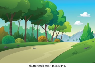 Road, Travel, There are mountains far away.