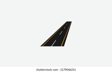 Road Trip Highway vector logo design