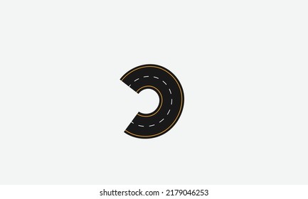 Road Trip Highway vector logo design