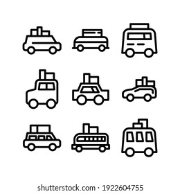 road trip icon or logo isolated sign symbol vector illustration - Collection of high quality black style vector icons
