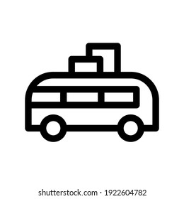road trip icon or logo isolated sign symbol vector illustration - high quality black style vector icons
