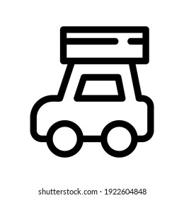 road trip icon or logo isolated sign symbol vector illustration - high quality black style vector icons
