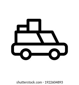 road trip icon or logo isolated sign symbol vector illustration - high quality black style vector icons
