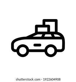 road trip icon or logo isolated sign symbol vector illustration - high quality black style vector icons

