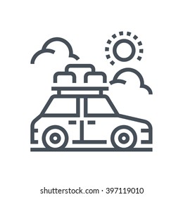 Road Trip Icon Suitable For Info Graphics, Websites And Print Media And  Interfaces. Line Vector Icon.