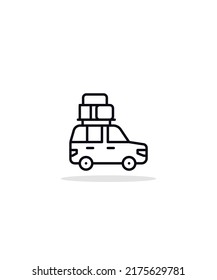 Road Trip  Icon Vector Illustration, Eps 10