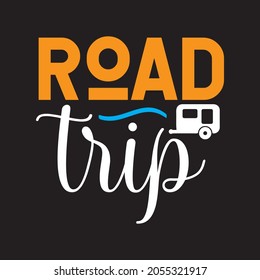 Road Trip Svg Design Vector File