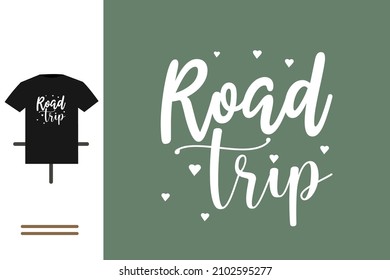 Road trip t shirt design