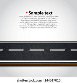 Road vector background