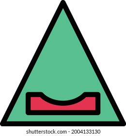 road vector color line icon