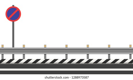 Road vector. free space for text. wallpaper. copy space.