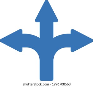icono de color de glifo vector de ruta