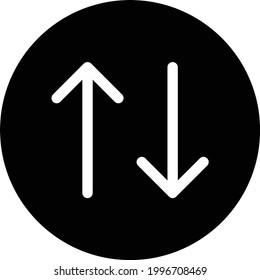 icono plano de glifo vector de ruta