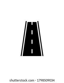 Road vector icon. Best flat icon.