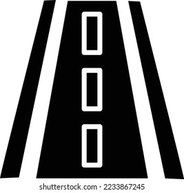 Ilustración de diseño de iconos de vectores de carretera