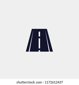road vector icon. highway vector icon