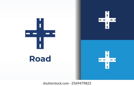 Road vector, icon or logo sign isolated symbol illustration