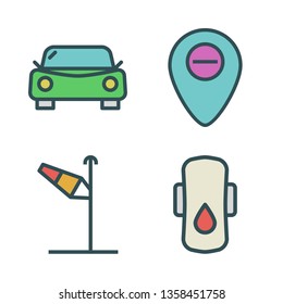 road vector icon set