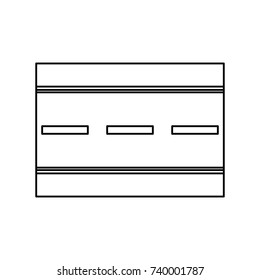 road  vector illustration