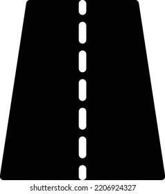road  Vector illustration on a transparent background. Premium quality symmbols. Glyphs vector icons for concept and graphic design. 

