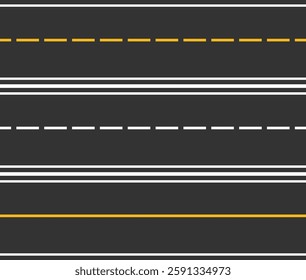 Road vector Racing track traffic marking lane 