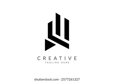 Road way logo design vector illustration.