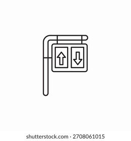 road ways icon sign vector