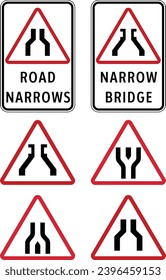 Road width signs, Road signs in the Philippines, Regulatory signs indicate the application of legal or statutory requirements.