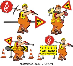road worker - under construction