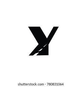 road y font logo flat vector template