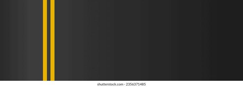 road with yellow lines on it, vector background