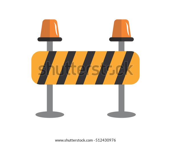 Roadblock Construction Repair Fix Engineering Tool Stock Vector ...