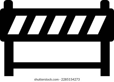 roadblock icon design, flat style trendy collection