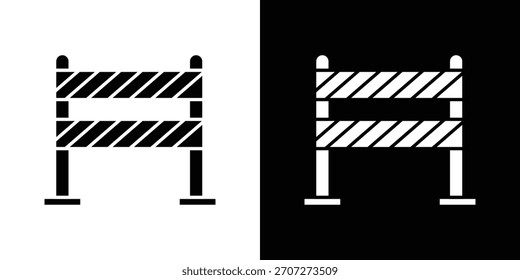 Straßenblocksymbol im festen Silhouettensatz. Vektorgrafik.