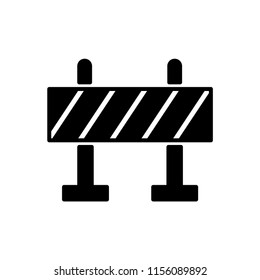 Roadblock icon vector image illustration.
