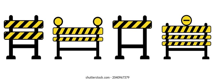 roadblock icon, roadblock vector, roadblock symbol